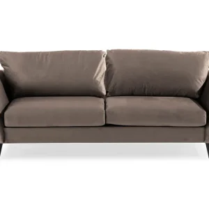 Scandi Days Trend 3-sits Sammetssoffa Brun - Möbler Kundfavorit