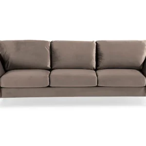 Scandi Days Trend 3-sits Sammetssoffa Brun - Möbler I lager
