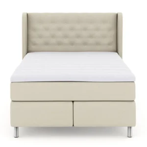 Select No 3 Komplett Sängpaket 140x200 Fast/Medium Beige/Metall - Möbler Begränsat antal