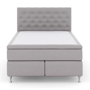 Select No 6 Kontinentalsäng 140x200 Fast/Medium Watergel Ljusgrå/Silver - Möbler Köp online