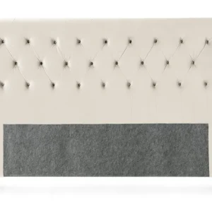Royal Velvet Sänggavel 210 cm Beige - Möbler Lågt pris