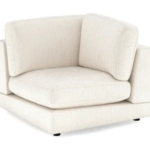 Andrarum Arken 1-sits Hörnmodul i Manchester Beige - Möbler Outlet