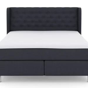 Nyhet Select No 3 Komplett Sängpaket 210x210 Fast Blå/Metall - Möbler
