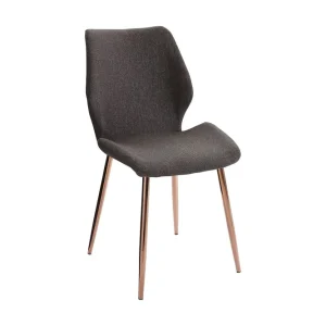 Loft24 Kaspars Köksstol 2-pack Antracit/Metall - Möbler Snabb leverans
