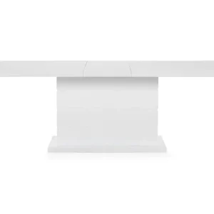 Concept 55 Ratliff Matbord 180 cm Förlängningsbart med illäggsskiva Vit - Möbler Köp online
