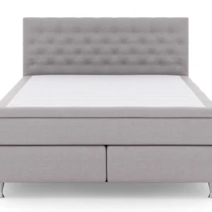 Nyhet Select No 5 Kontinentalsäng 160x200 Fast Watergel Ljusgrå/Silver - Möbler