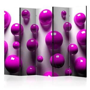 Rumsavdelare - Purple Balls II 225x172 Artgeist sp. z o. o. - Inredning Lågt pris