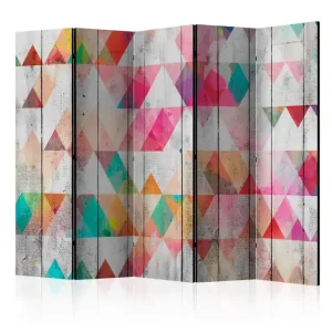 Sista chansen Rumsavdelare - Rainbow Triangles II 225x172 Artgeist sp. z o. o. - Inredning
