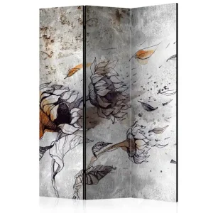Begränsat erbjudande Rumsavdelare - Recall sunflowers 135x172 Artgeist sp. z o. o. - Inredning