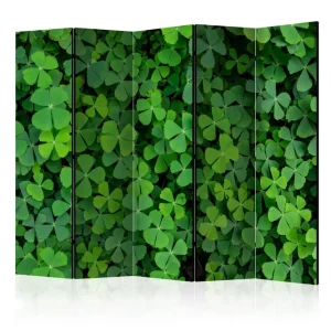 Fri frakt Rumsavdelare - Green Clover II 225x172 Artgeist sp. z o. o. - Inredning