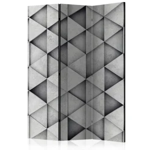 Rumsavdelare - Grey Triangles 135x172 Artgeist sp. z o. o. - Inredning Trygg betalning