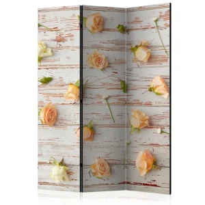 Rumsavdelare - Wood & Roses 135x172 Artgeist sp. z o. o. - Inredning Snabb leverans