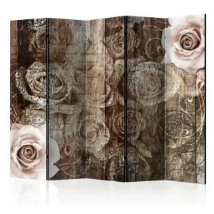 Rumsavdelare - Old Wood & Roses II 225x172 Artgeist sp. z o. o. - Inredning Beställ idag