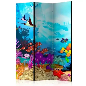 Rumsavdelare - Colourful Fish 135x172 Artgeist sp. z o. o. - Inredning Sista chansen