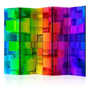 Köp online Rumsavdelare - Colour jigsaw II 225x172 Artgeist sp. z o. o. - Inredning