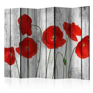 Beställ nu Rumsavdelare - Tale of Red Poppies II 225x172 Artgeist sp. z o. o. - Inredning