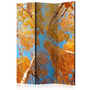 Premium Rumsavdelare - Autumnal treetops 135x172 Artgeist sp. z o. o. - Inredning