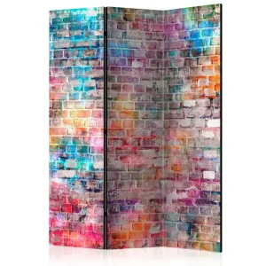 Rabatter Rumsavdelare - Colourful Brick 135x172 Artgeist sp. z o. o. - Inredning