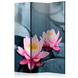Endast idag Rumsavdelare - Lotus blossoms 135x172 Artgeist sp. z o. o. - Inredning