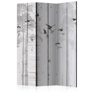 Rea Rumsavdelare - Birds on Boards 135x172 Artgeist sp. z o. o. - Inredning