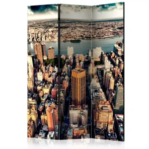 Rumsavdelare - Bird's Eye View of New York 135x172 Artgeist sp. z o. o. - Inredning Lågt pris
