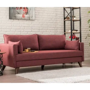 Fynd Antigua Soffa 3-sits Röd - Möbler