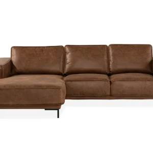 Extra rabatt Manor House Akron 2-sits Soffa med Divan Vänster Bondedläder Brun - Möbler