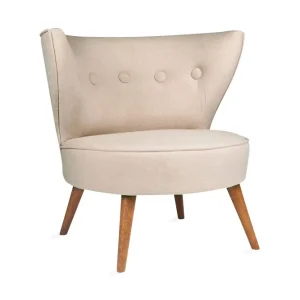 Biby Fåtölj med Armstöd Beige - Möbler Extra rabatt