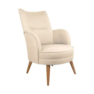 Brandn Fåtölj med Armstöd Beige - Möbler Rabatt