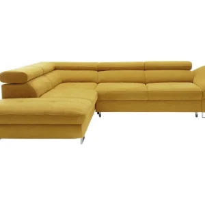 Fabio Divanbäddsoffa 280x235x88 cm Gul - Möbler Kundfavorit