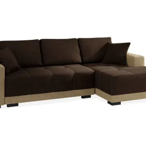 Premium Dallas Divanbäddsoffa 240x140x80 cm Brun - Möbler