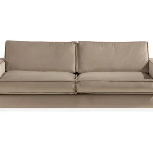 Cloudia Sammetssoffa 4-sits Beige - Möbler Sänkt pris