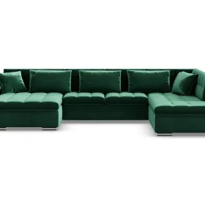 Sänkt pris Majestic Furniture Dynir Bäddsoffa Divan Vänster Mörkgrön - Möbler