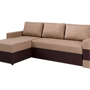 Kampanjpris Gordia Divanbäddsoffa 234x82x156 cm Beige - Möbler