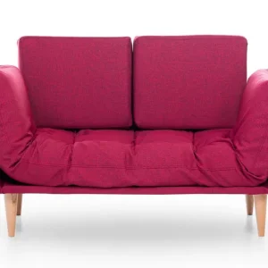 Mezonzo 3-sits Bäddsoffa Röd - Möbler Begränsad tid