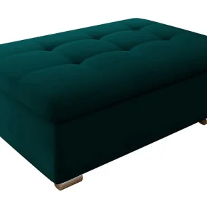 Nyhet Majestic Furniture Dynir Sittpuff Grön/Sammet - Möbler