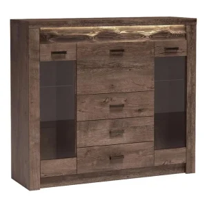 Beställ nu Indianapolis Skänk 137x42x122 cm Brun - Förvaring
