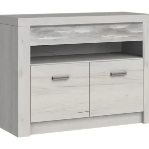 Lågt pris Indianapolis TV-bänk 96x42x73 cm Vit - Möbler