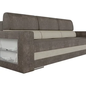 Nemo Bäddsoffa 236x92x88 cm Brun/Grå - Möbler Trygg betalning