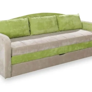 Tenus Bäddsoffa 208x76x86 cm Beige/Grön - Möbler Kampanj