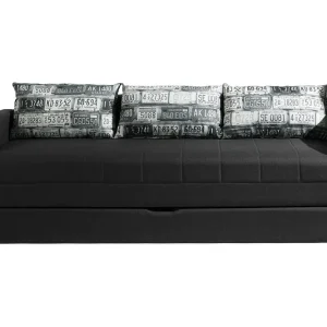 Rea Rafal Bäddsoffa 208x76x75 cm Svart - Möbler