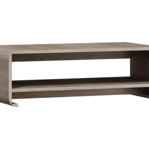 Linksa Soffbord 120 cm med Förvaring Hylla Beige||Grey - Möbler Endast idag