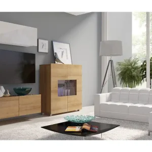 Köp online Concept 55 Tessan TV-möbelset Gyllene Ek - Möbler