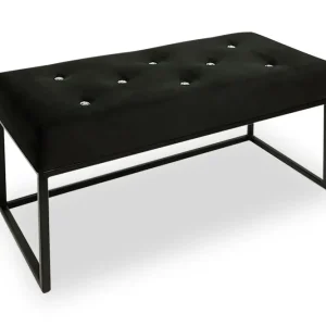 Sego Sittpuff 80x35x42 cm Svart - Möbler Begränsad tid
