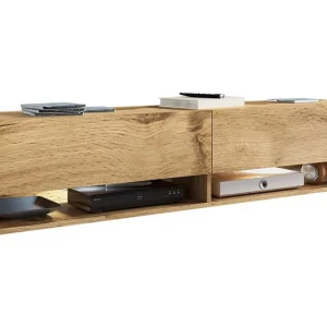 Brya TV-bänk 140x31x30 cm Beige/Vit - Möbler Begränsat antal