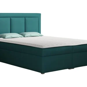 I lager Moden Kontinentalsäng 180x215cm LED-belysning Beige - Möbler