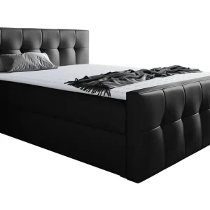 Snabb frakt Norrbacksjö Kontinentalsäng 160x200 cm Svart - Möbler