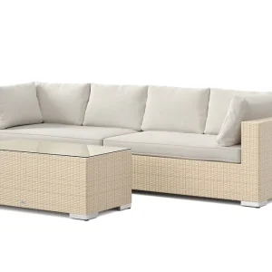 Comfort Garden Bahamas utesoffa 4-sits med bord Beige - Trädgård & spabad Begränsat antal
