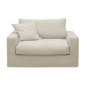 Sänkt pris Scandinavian Choice Valencia Extra Djup Fåtölj med avtagbar och tvättbar klädsel Beige - Möbler