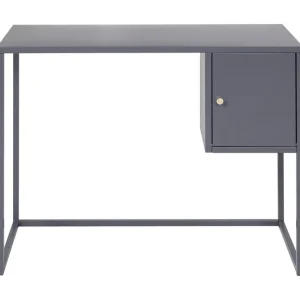 Fri frakt Venture Home Bakal Skrivbord 95 cm med Förvaring Skåp Ljusgrå - Möbler